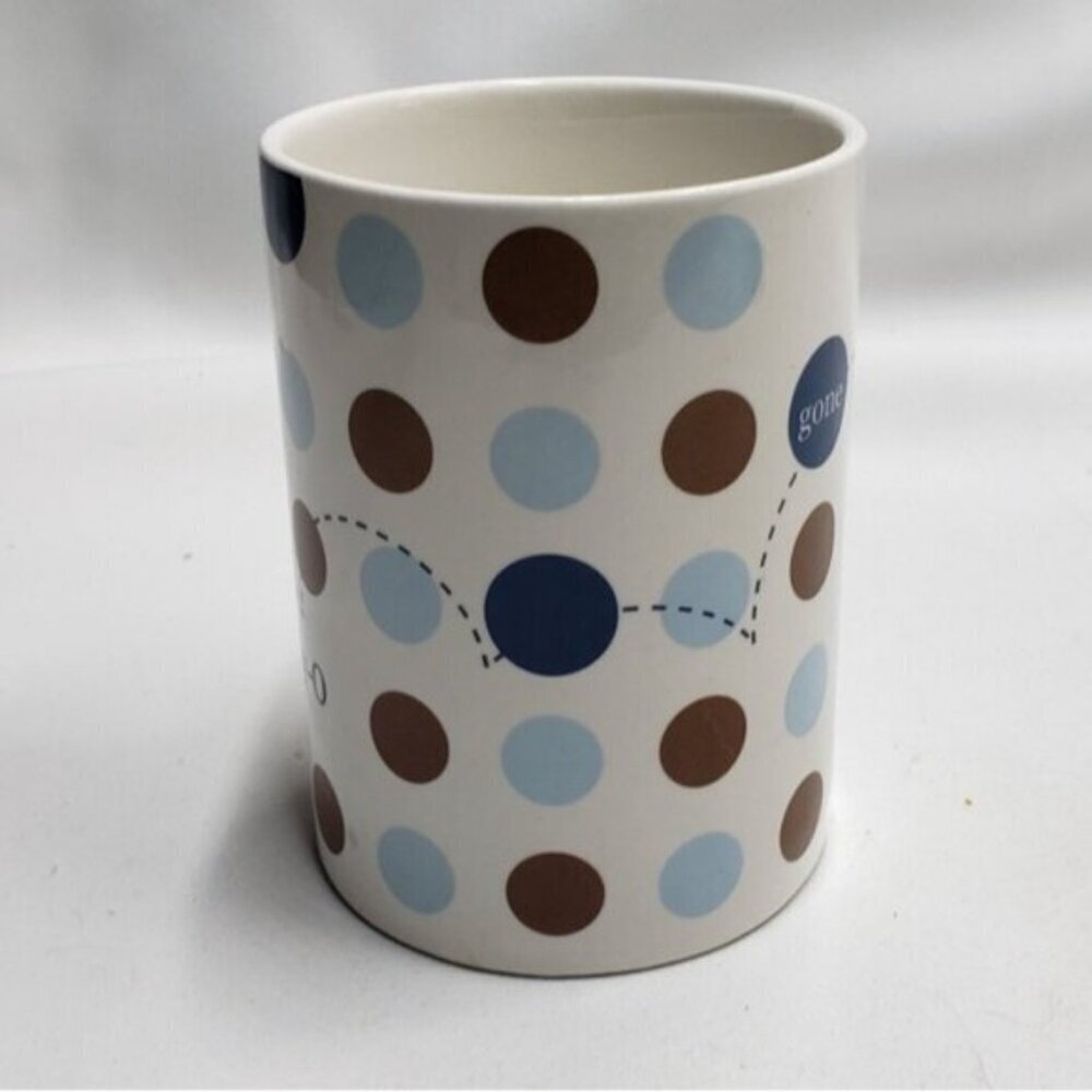 🔷Vintage Starbucks Daddy O Gone Fishing Mug Polka Dots 16 Ounce 2004 - Picture 4 of 11
